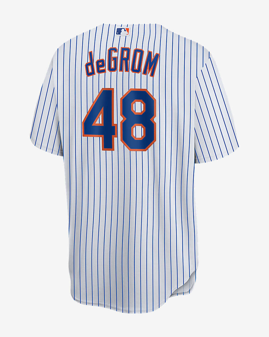 MLB New York Mets Jacob deGrom Men s Replica Baseball Jersey